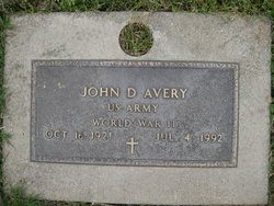 John D Avery 