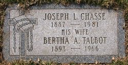 Bertha A. <I>Talbot</I> Chasse 