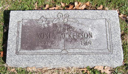 Rosie Lee <I>Riley</I> Ackerson 