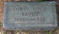 Elizabeth Jones “Jonie” <I>Long</I> Bayne 