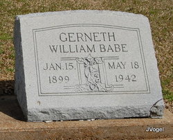 William Babe Gerneth 