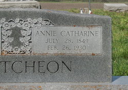 Annie Catharine <I>Evans</I> McCutcheon 
