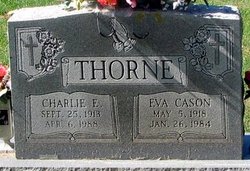 Eva Preston <I>Cason</I> Thorne 