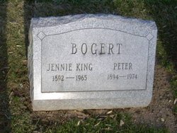 Jennie <I>King</I> Bogert 