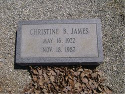 Christine <I>Barnes</I> James 