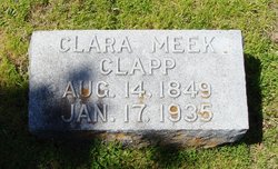 Clara <I>Meek</I> Clapp 