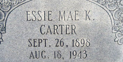 Essie Mae <I>Kinard</I> Carter 
