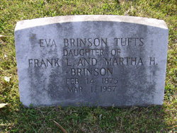 Eva <I>Brinson</I> Tufts 