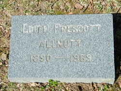 Edith Stanley “Pinkie” <I>Prescott</I> Allnutt 