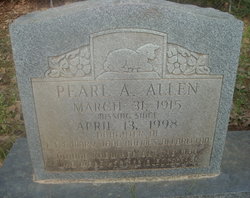 Pearl <I>Allbritton</I> Allen 