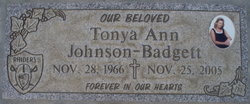 Tonya Ann <I>Johnson</I> Badgett 