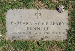 Barbara Anne <I>Berry</I> Bennett 