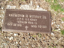 PFC Raymond Howard Withey Sr.