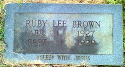 Ruby Lee Brown 