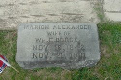 Marion Brackett <I>Alexander</I> Boggs 