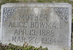 Cora Alice <I>Russell</I> Bowman 