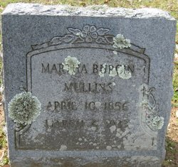 Martha <I>Burgin</I> Mullins 