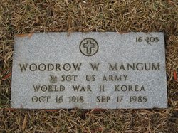 Woodrow Wilson Mangum 