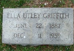 Margaret Ella <I>Utley</I> Griffith 