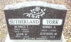 Gertrude Martha York 
