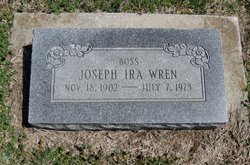 Joseph Ira “Boss” Wren 