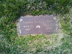 Nannie Kate <I>Hardesty</I> Harris 