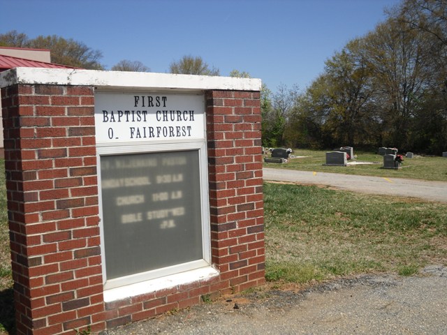 First Baptist Church of Fairforest Cemetery