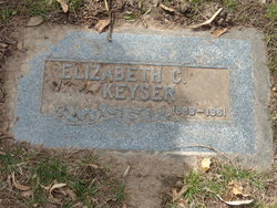 Elizabeth “Bessie” <I>Callison</I> Keyser 