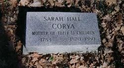 Sarah <I>Hall</I> Corya 