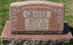 Alberta E. “Berta” <I>Brammer</I> Grayer 
