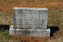 Martha <I>Moore</I> Alexander 