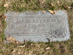 Suzanne <I>Keyser</I> Moss 