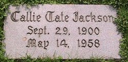 Callie <I>Tate</I> Jackson 