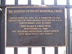 Mount Soledad National Veterans Memorial 
