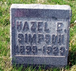 Hazel Ethel <I>Bingham</I> Simpson 
