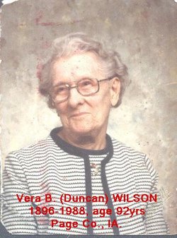 Vera Bernice <I>Duncan</I> Wilson 