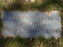 Fannie Frink <I>Pettit</I> Morrison 