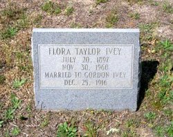 Flora Parker <I>Taylor</I> Ivey 