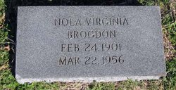Nola Virginia <I>Thompson</I> Brogdon 