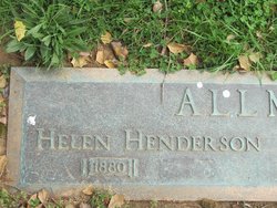 Helen <I>Henderson</I> Allmon 