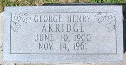 George Henry Akridge 