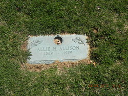Mary Alice “Allie” <I>Howell</I> Allison 