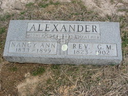 Nancy Ann <I>Blackwell</I> Alexander 