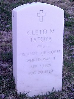Corp Cleto M Tafoya Jr.