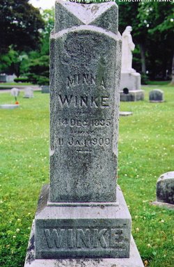 Wilhelmina “Minna” <I>Porath</I> Wienke 