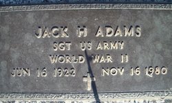 Sgt Jackie H Adams 