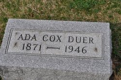 Ada <I>Cox</I> Duer 