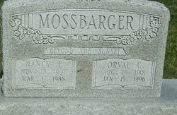 Orval Cecil Mossbarger 
