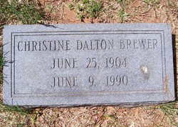 Sallie Christine <I>Dalton</I> Brewer 