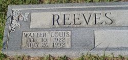 Walter Louis Reeves 